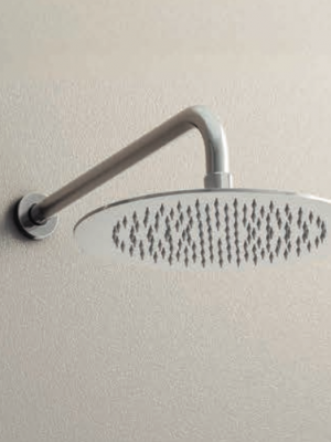 Tête de douche Ronde en Acier Inox Chromé
