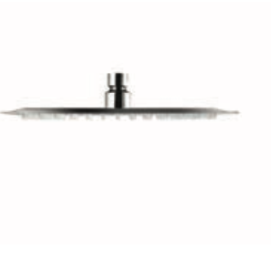 Tête de douche Carré en Acier Inox Chromé