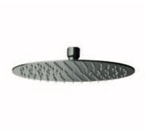 Tête de douche Ronde en Acier Inox Titane