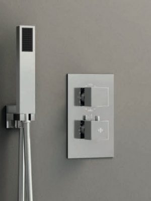 Ensemble Encastré Tempra chrome