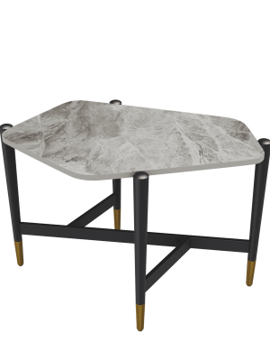 Table basse asymétrique céramique PM