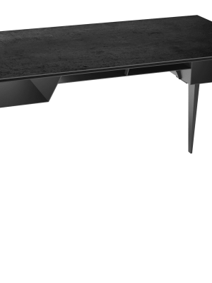 Bureau pieds compas acier