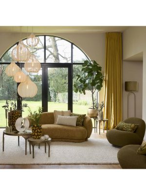 Suspension maille beige MM