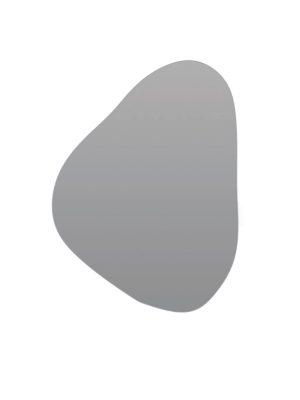 Miroir galet fumé