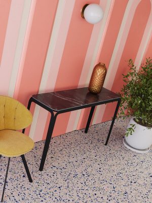 Console Basis marbre noir