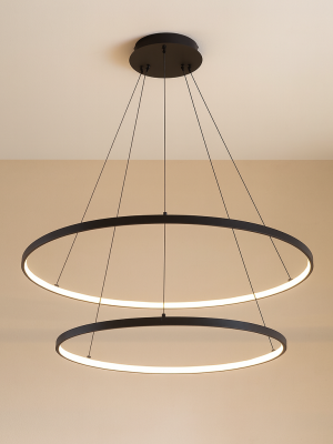 Suspension Cyra double noire