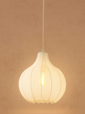 Suspension maille beige MM