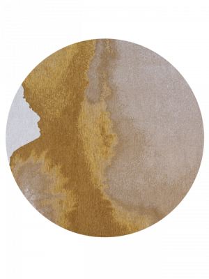 Tapis Encre Rond