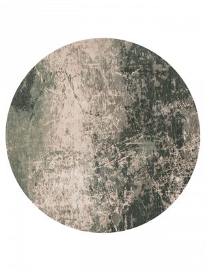 Tapis Abstrait Rectangle Rond