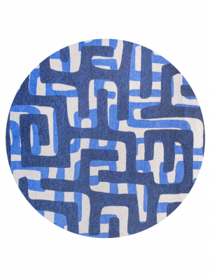 Tapis Labyrinthe Rond
