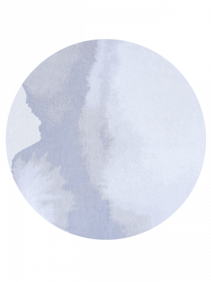 Tapis Encre Rond