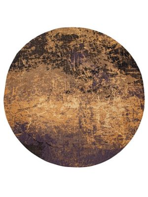 Tapis Abstrait Rectangle Rond