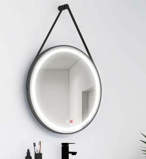 Miroir rétro éclairé LED 70 cm