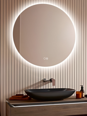 Miroir rétro éclairé LED 80 cm