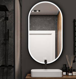 Miroir rétro éclairé LED 50x90 cm - 2