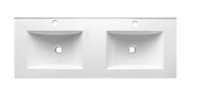 Vasque Velna Plan double vasque - Blanc Brillant