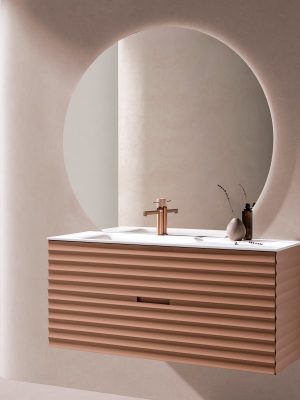Miroir rétro éclairé LED