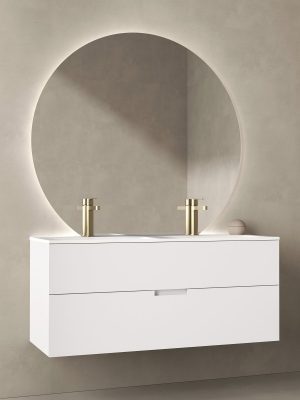 Miroir rétro éclairé LED