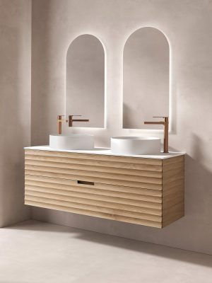 Miroir rétro éclairé LED