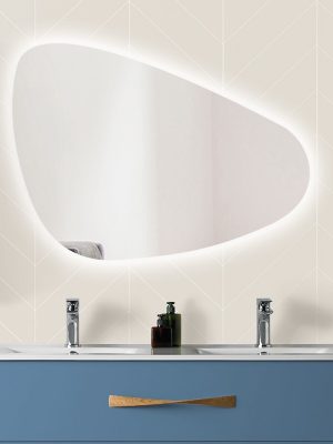 Miroir rétro éclairé LED