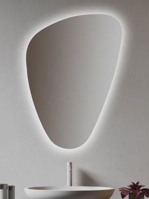 Miroir rétro éclairé LED