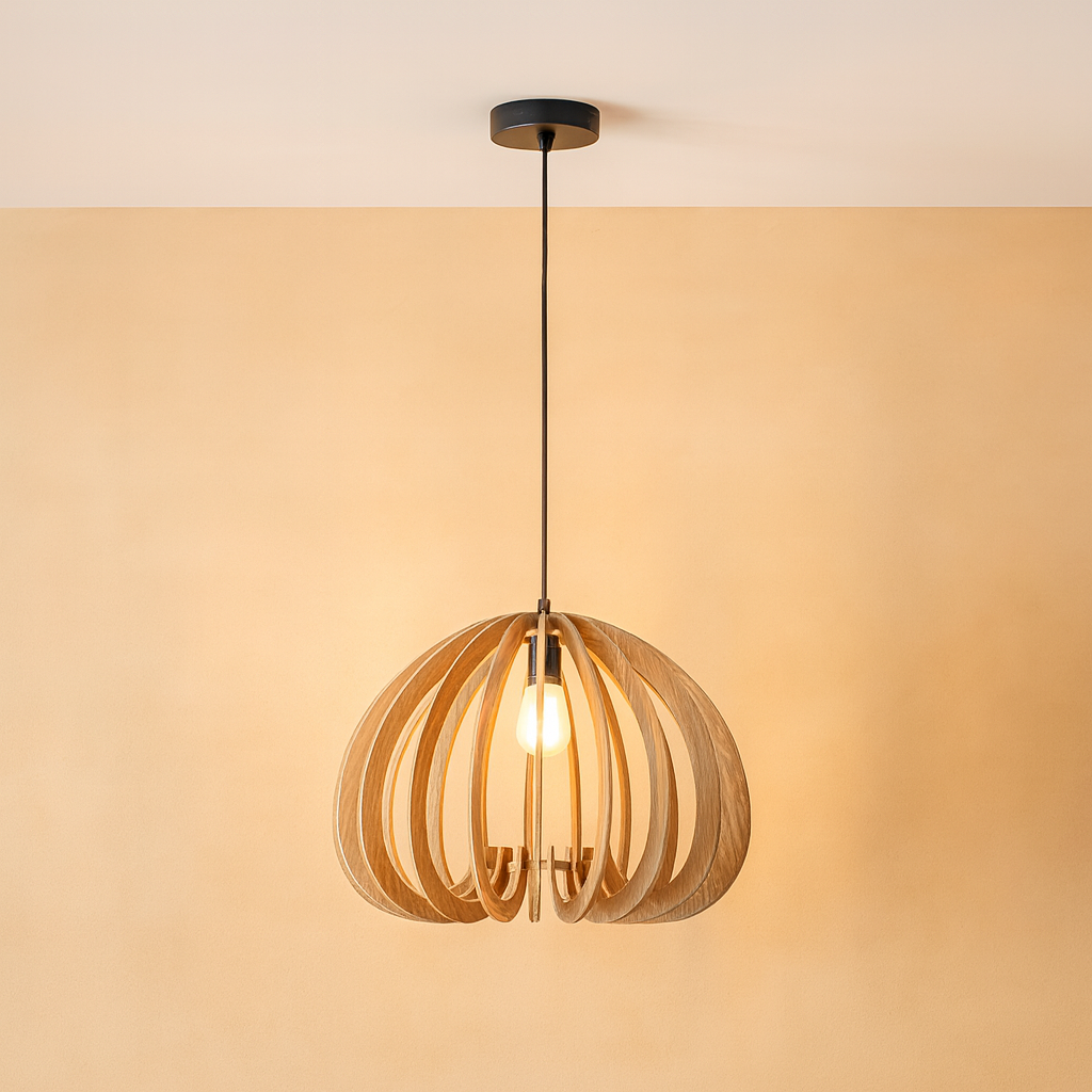 SUSPENSION STRUCTURE BOIS OVALE