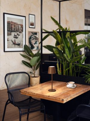 Lampe sans fil - Corten