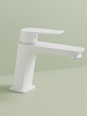 Mitigeur Riota blanc