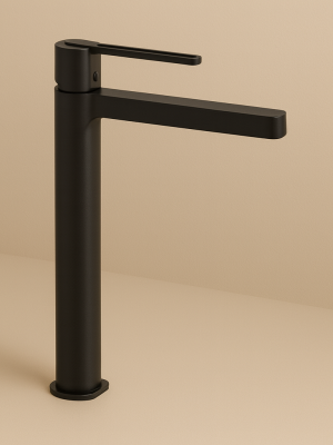 Mitigeur Naé Haut Noir mat