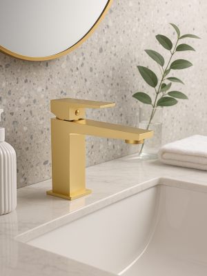 Mitigeur Rafi Or brossé