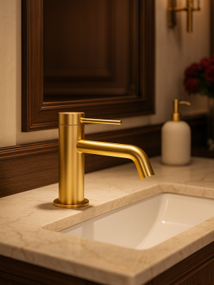 Mitigeur Aim Or brossé