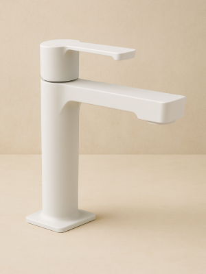 Mitigeur Nova Blanc mat