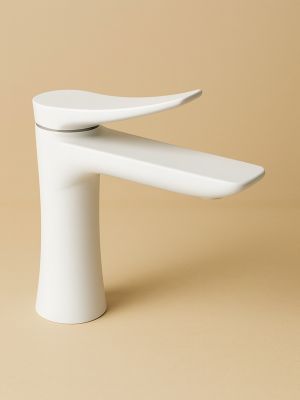 Mitigeur Lydia Blanc mat