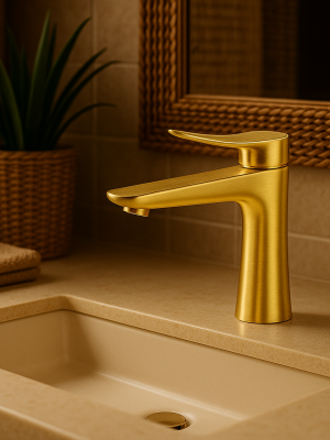 Mitigeur Lydia Or brossé