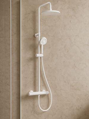 Colonne de Douche Aqua Blanc mat