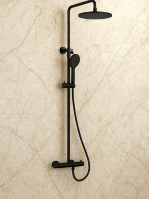 Colonne de Douche Aqua Noir mat