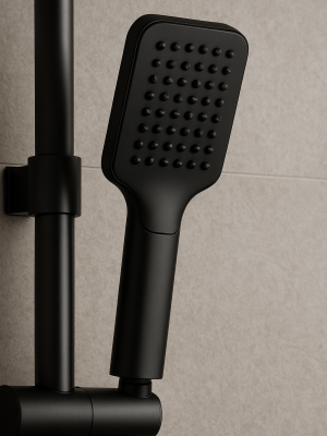 Colonne de Douche Soléa Noir mat