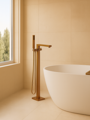 Mitigeur sur pieds Rafi cuivre