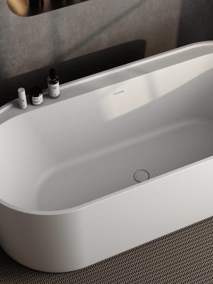 Baignoire Ovéa blanc mat