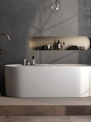 Baignoire Ovéa blanc mat