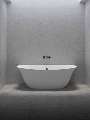 Baignoire semi ilot Wavy