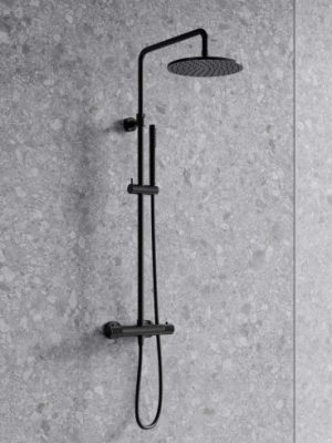Colonne de douche Aurora anthracite brossé