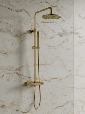 Colonne de douche Aurora Or brossé