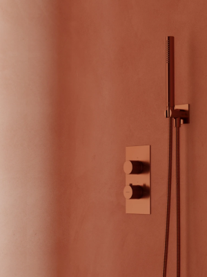 Colonne de douche Encastré Aurora Cuivre brossé