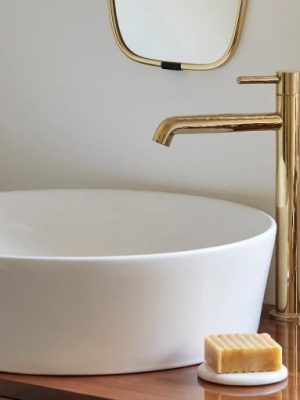 Mitigeur haut Bloom Or poli