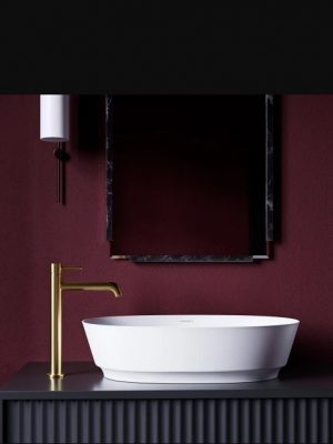 Mitigeur haut Bloom Or brossé