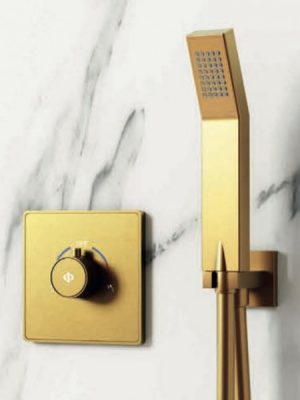 Ensemble Encastré Tiva or brossé