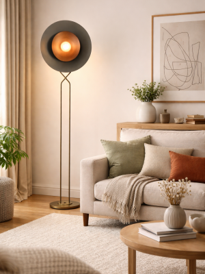 Lampadaire Luno vert sapin