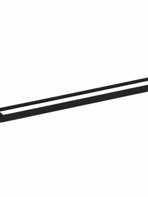 Double porte-serviette Ciéno noir mat