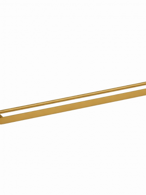 Double porte-serviette Ciéno Or brossé